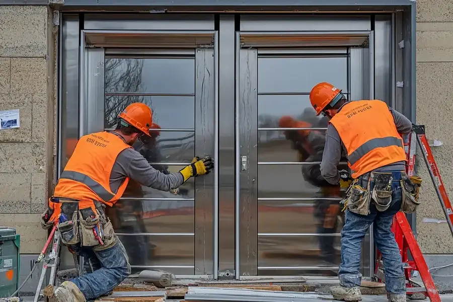 professional aluminum and glass work services